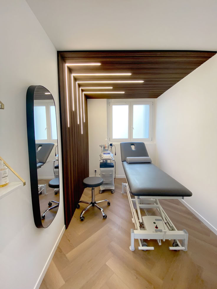 A modern Palazzo Aesthetics treatment room